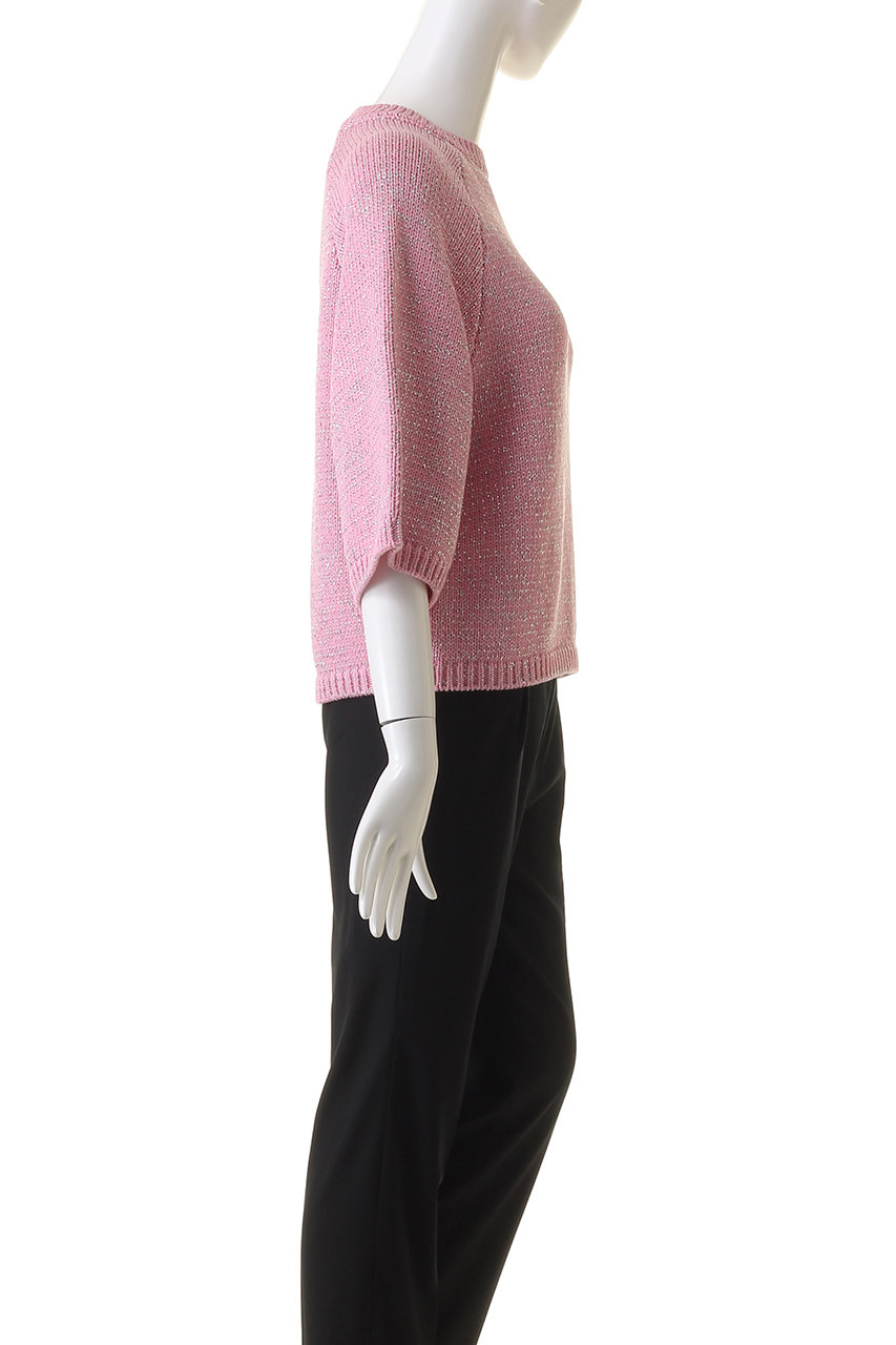 【新品タグ付/44,000円】デパリエ ラメニットプルオーバー DEPAREILLE(デパリエ)｜ラメニットプルオーバー/アイボリー の