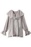フリルシフォンブラウス