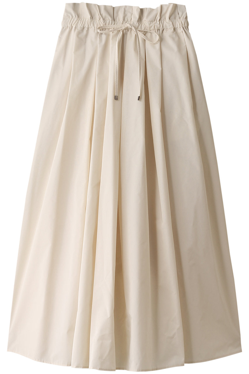 デパリエ/DEPAREILLEのシルクポリエステルタフタスカート(オフホワイト/B1141AFS123)
