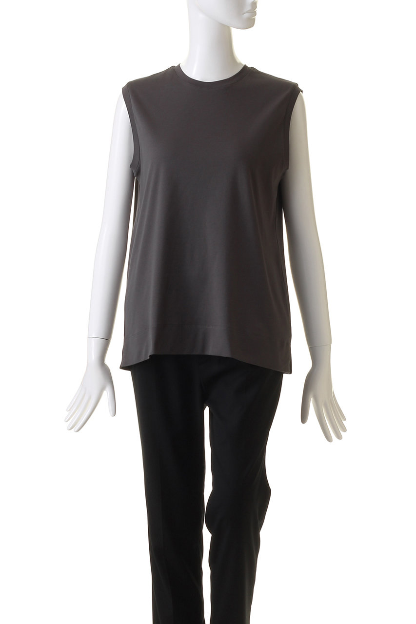 デパリエ DEPAREILLE LOTUS NO SLEEVE CUT AND SEWN　ノースリーブＴ グレー サイズ：1 DEPAREILLE(デパリエ)｜LOTUS ノースリーブカットソー/オフ