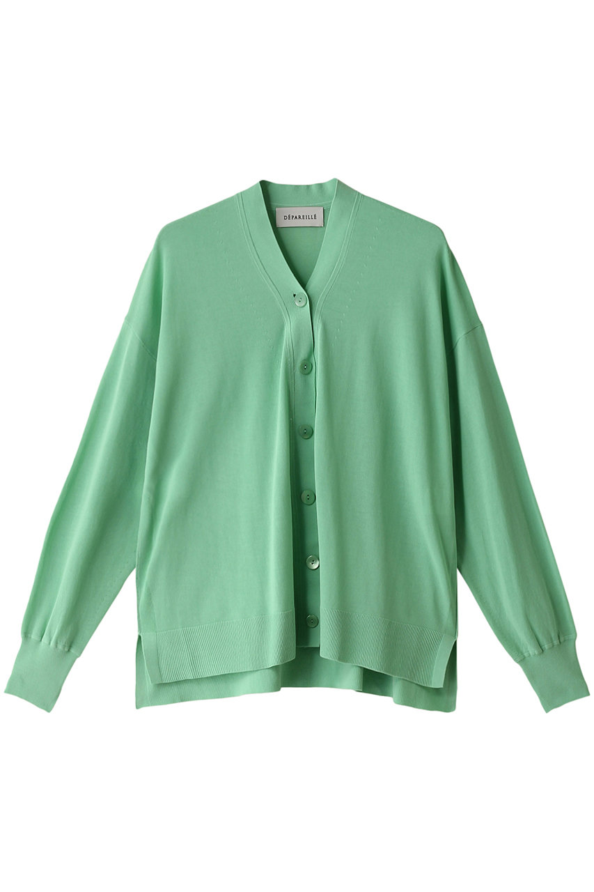 ハイツイストコットンニットカーディガン