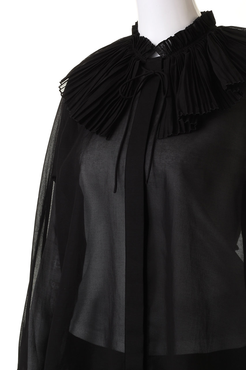 DEPAREILLE(デパリエ)｜ソフトオーガンジーシャツ/オフホワイト の通販