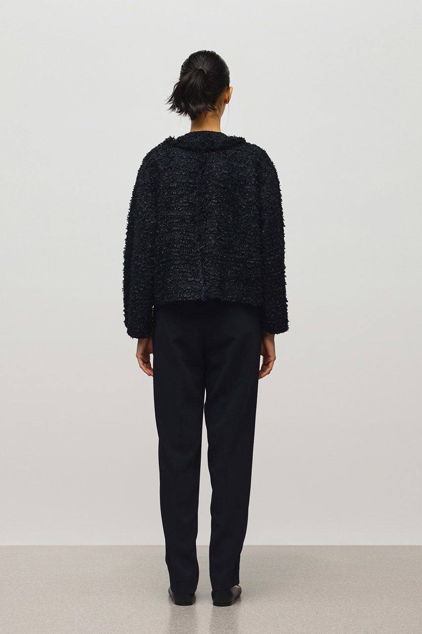 DEPAREILLE(デパリエ)｜ラメツイードジャケット/ネイビー の通販