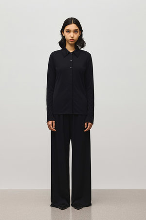 デパリエ　黒ブラウス SHIRT / BLOUSE｜DÉPAREILLÉ｜デパリエ オフィシャルサイト