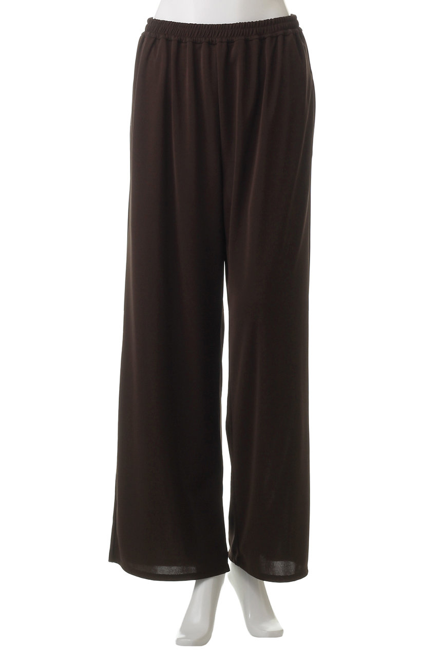 DEPAREILLE(デパリエ)｜トリアセテートジャージーワイドパンツ