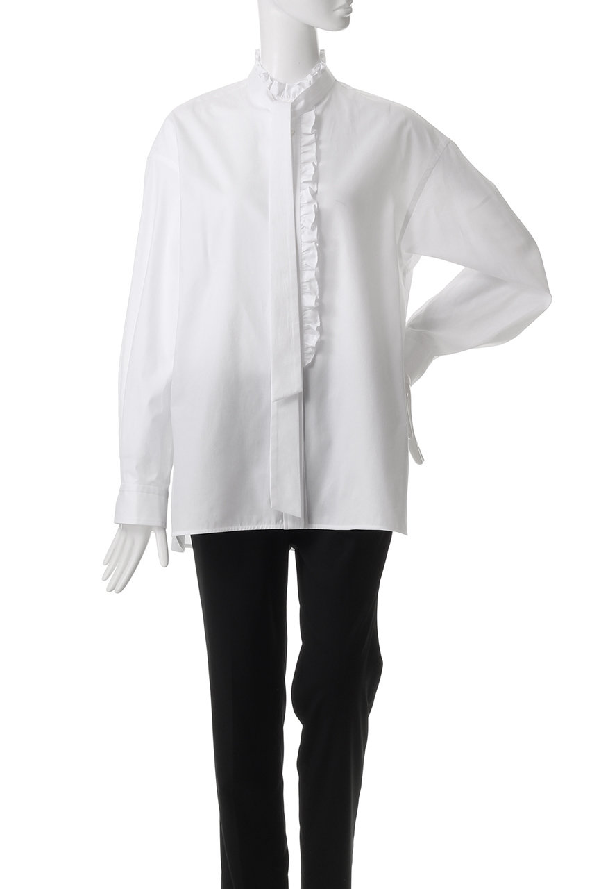 DEPAREILLE(デパリエ)｜コットンドビーボウシャツ/オフホワイト の通販