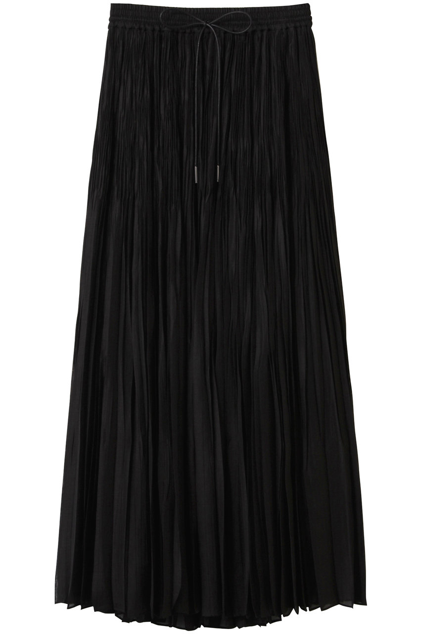 DEPAREILLE テンセルプリーツスカート (ブラック, 38) デパリエ ELLE SHOP DEPAREILLE テンセルプリーツスカート (ブラック, 38) デパリエ ELLE SHOP