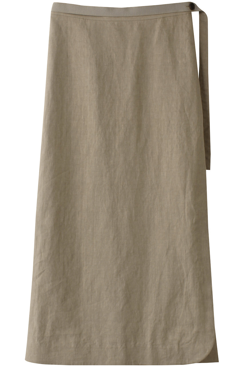 DEPAREILLE ワッシャーリネンスカート (ベージュ, 36) デパリエ ELLE SHOP DEPAREILLE ワッシャーリネンスカート (ベージュ, 36) デパリエ ELLE SHOP