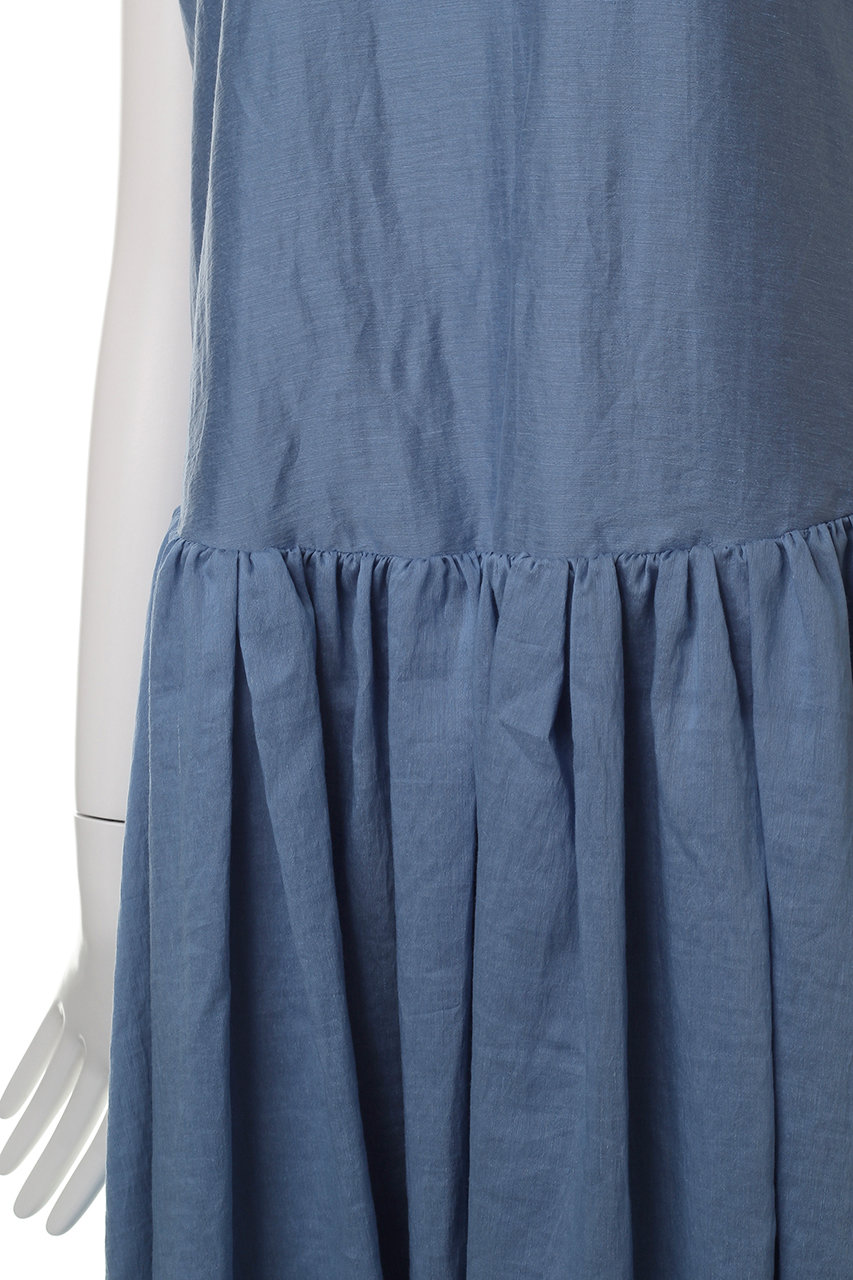 DEPAREILLE(デパリエ)｜ウォッシャブルリネンレースアップドレス