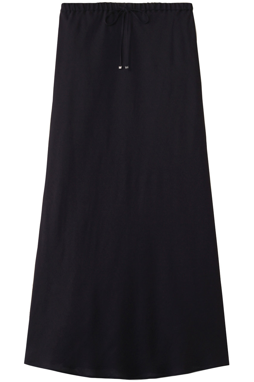 デパリエ/DEPAREILLEのツイルウォッシャーバイアスギャザースカート(ネイビー/B1153AFS215)