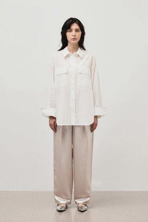 タグ付き DEPAREILLE デパリエ コットン ギャザー ドレス ワンピース