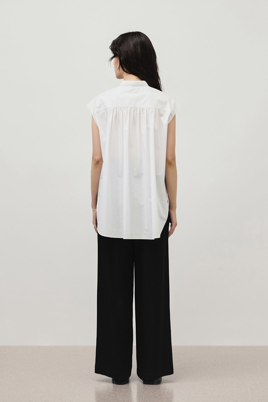 DEPAREILLE(デパリエ)｜タイプライターボウノースリーブブラウス