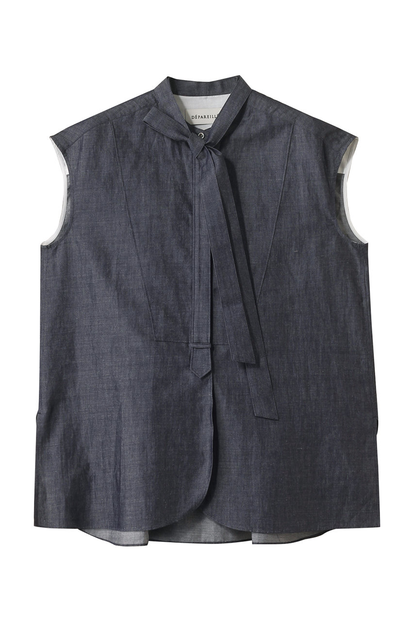 【美品】♡DEPAREILLE デパリエ ブラウス♡ DEPAREILLE(デパリエ)｜シルクオーガンジーブラウス/ベージュ の