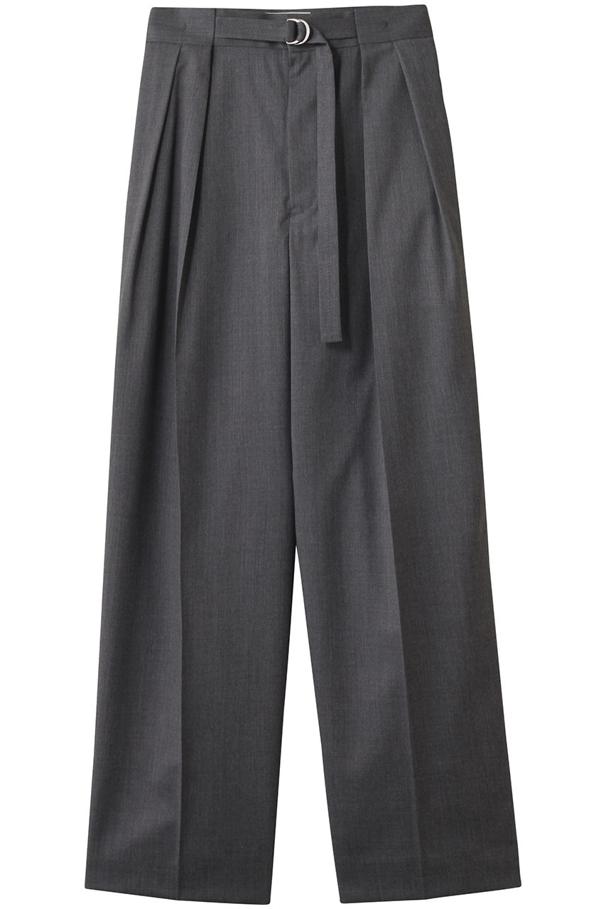 デパリエ/DEPAREILLEのウールギャバジンパンツ(チャコールグレー/B1153AFP306)