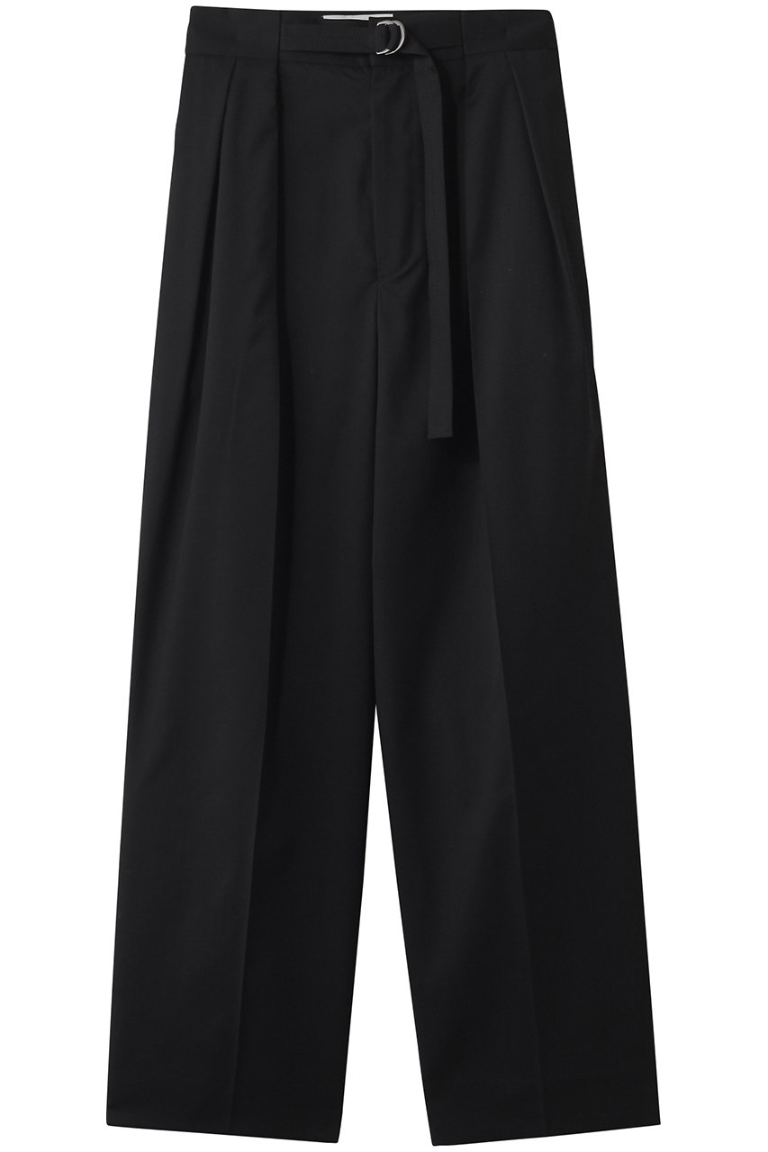 デパリエ/DEPAREILLEのウールギャバジンパンツ(ブラック/B1153AFP306)