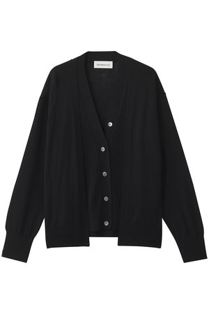 デパリエ/DEPAREILLEのハイゲージレイヤードカーディガン(110300/110303)