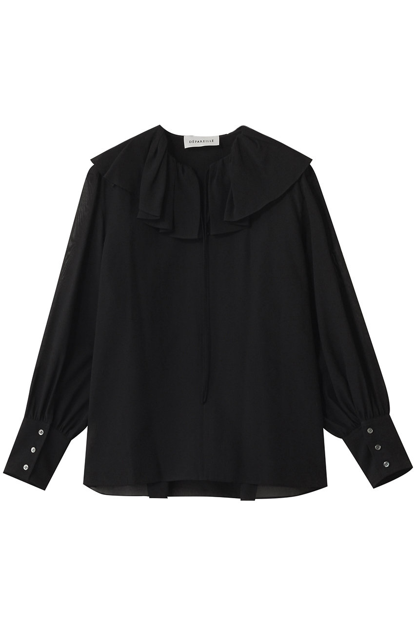 新品 デパリエ ラッフルブラウス