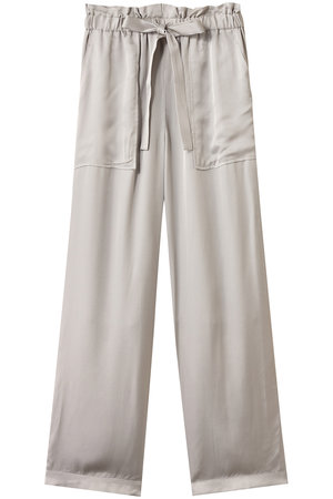 デパリエ/DEPAREILLEのヴィスコースサテンギャザーパンツ(110600/110601)