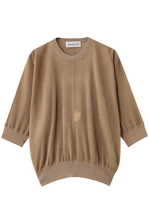 デパリエ/DEPAREILLEのラメドルマンクルーネックニット(110300/110301)