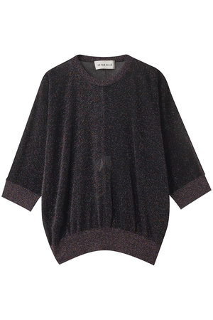 Depareillé　デパリエ/ラメ　クルーネックニット　ウールカシミヤ Depareillé デパリエ/ラメ クルーネックニット ウールカシミヤ