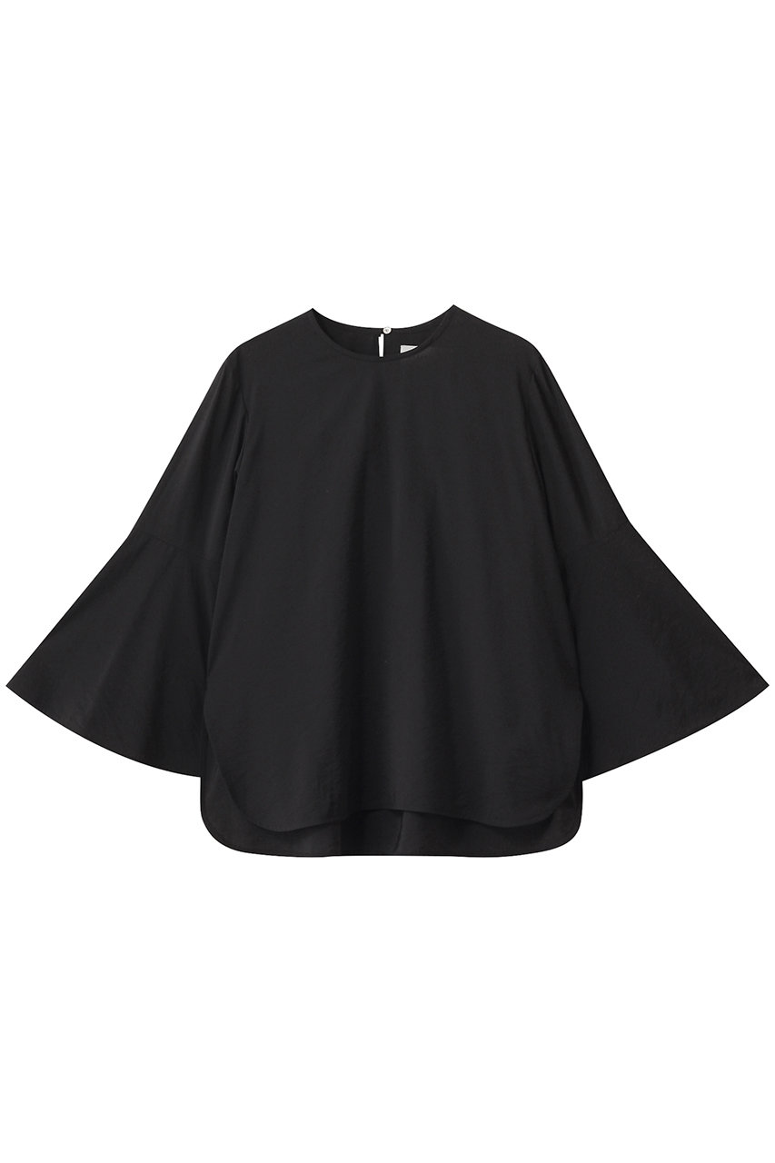 デパリエ/DEPAREILLEのシルクフレアスリーブブラウス(ブラック/B1154AFB409)