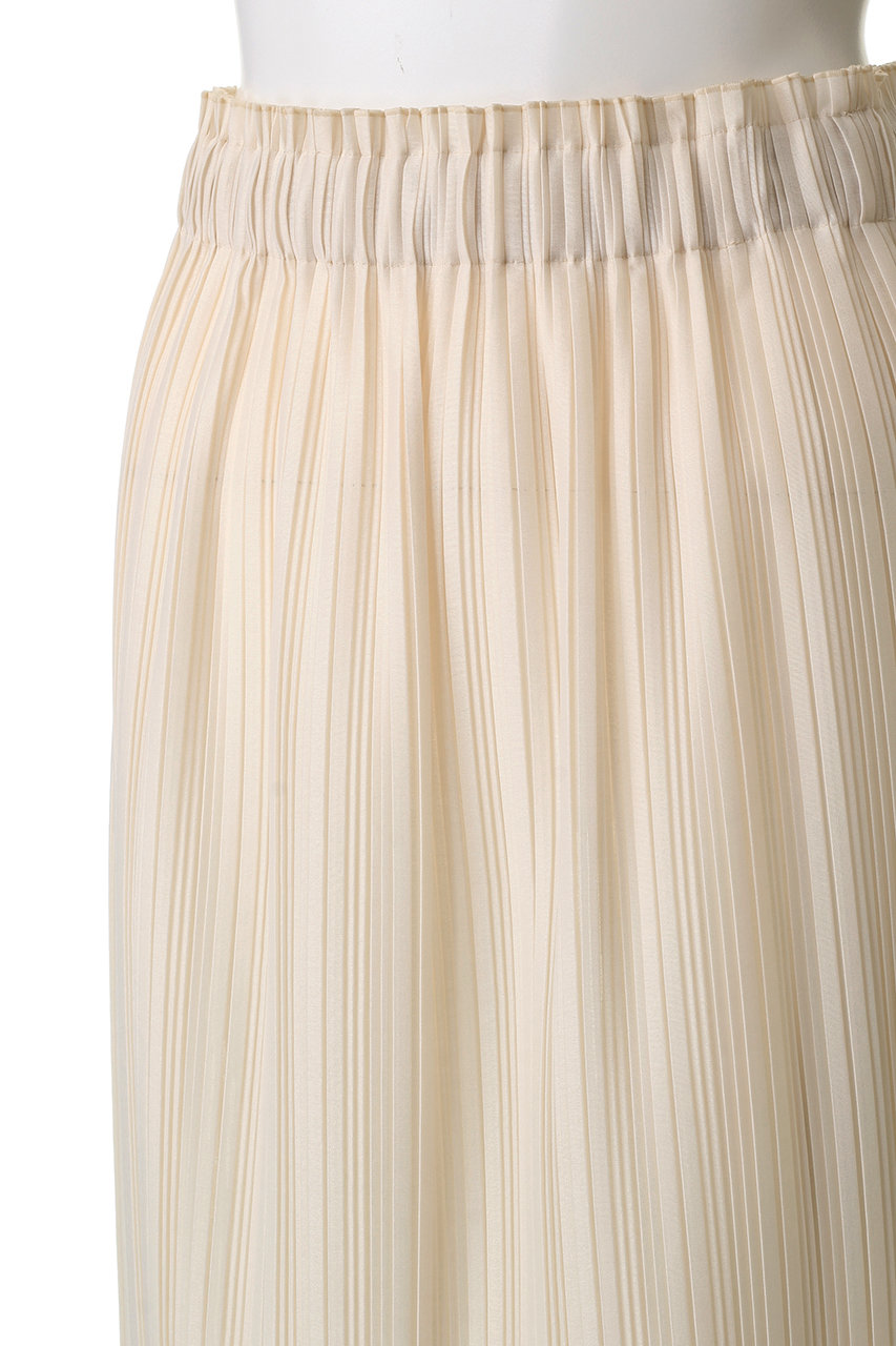 DEPAREILLE デパリエ オーガンジー プリーツ スカート ブラウン DEPAREILLE デパリエ オーガンジー プリーツ スカート ブラウン