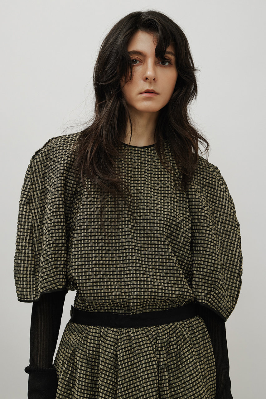 【美品】♡DEPAREILLE デパリエ ブラウス♡ DEPAREILLE(デパリエ)｜シアーサッカーチェックブラウス