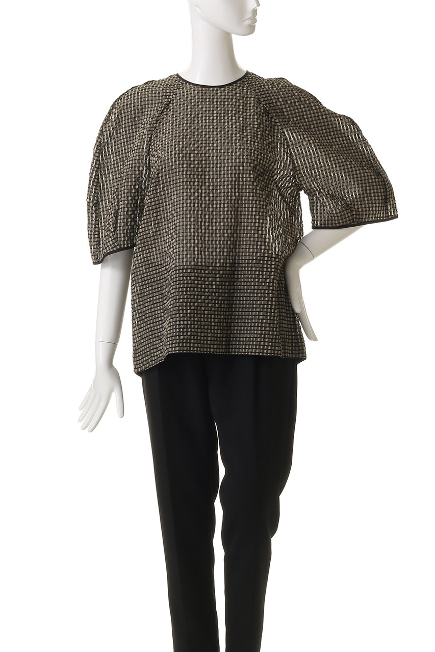 【美品】♡DEPAREILLE デパリエ ブラウス♡ DEPAREILLE(デパリエ)｜シアーサッカーチェックブラウス