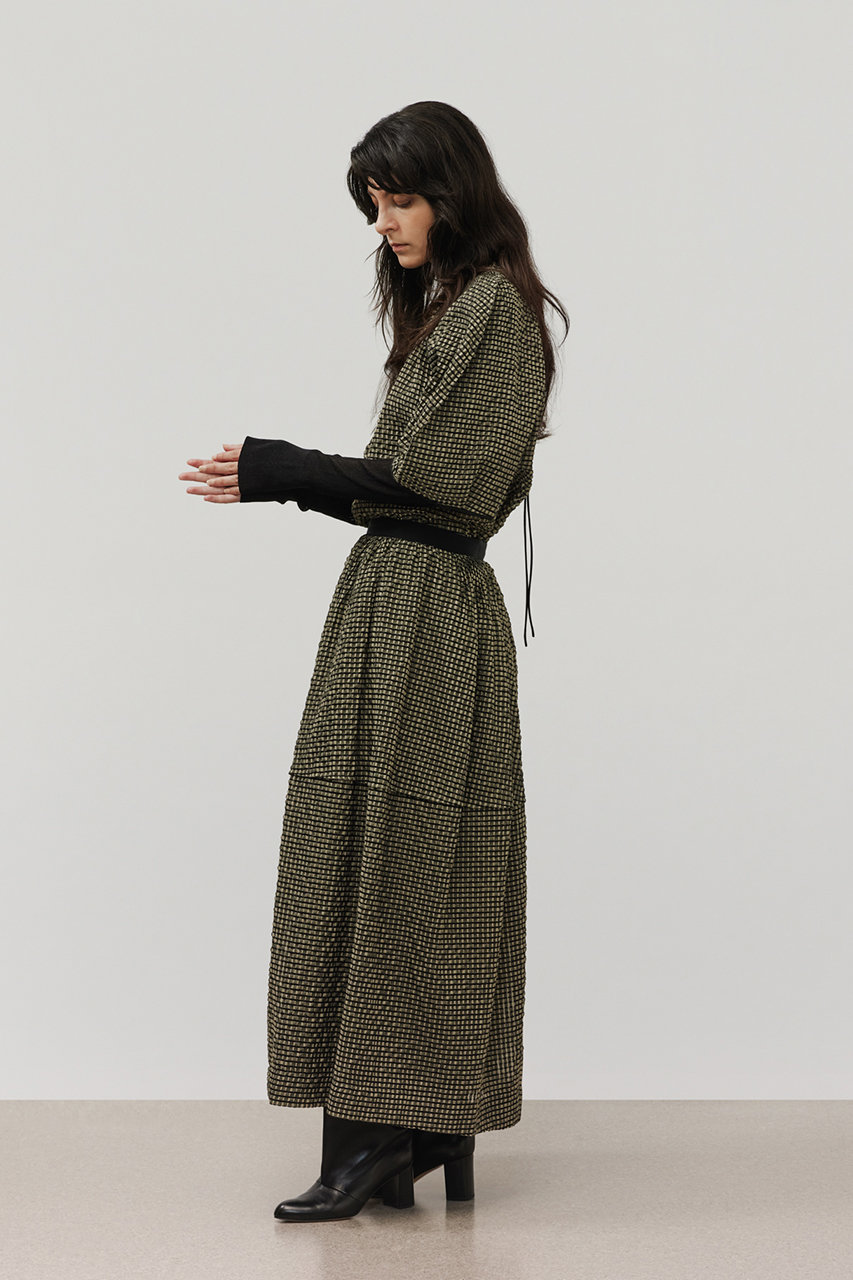 DEPAREILLE(デパリエ)｜シアーサッカーチェックブラウス