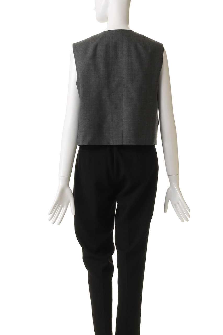 DEPAREILLE(デパリエ)｜トロピカルウールジレ/グレー の通販｜ELLESHOP