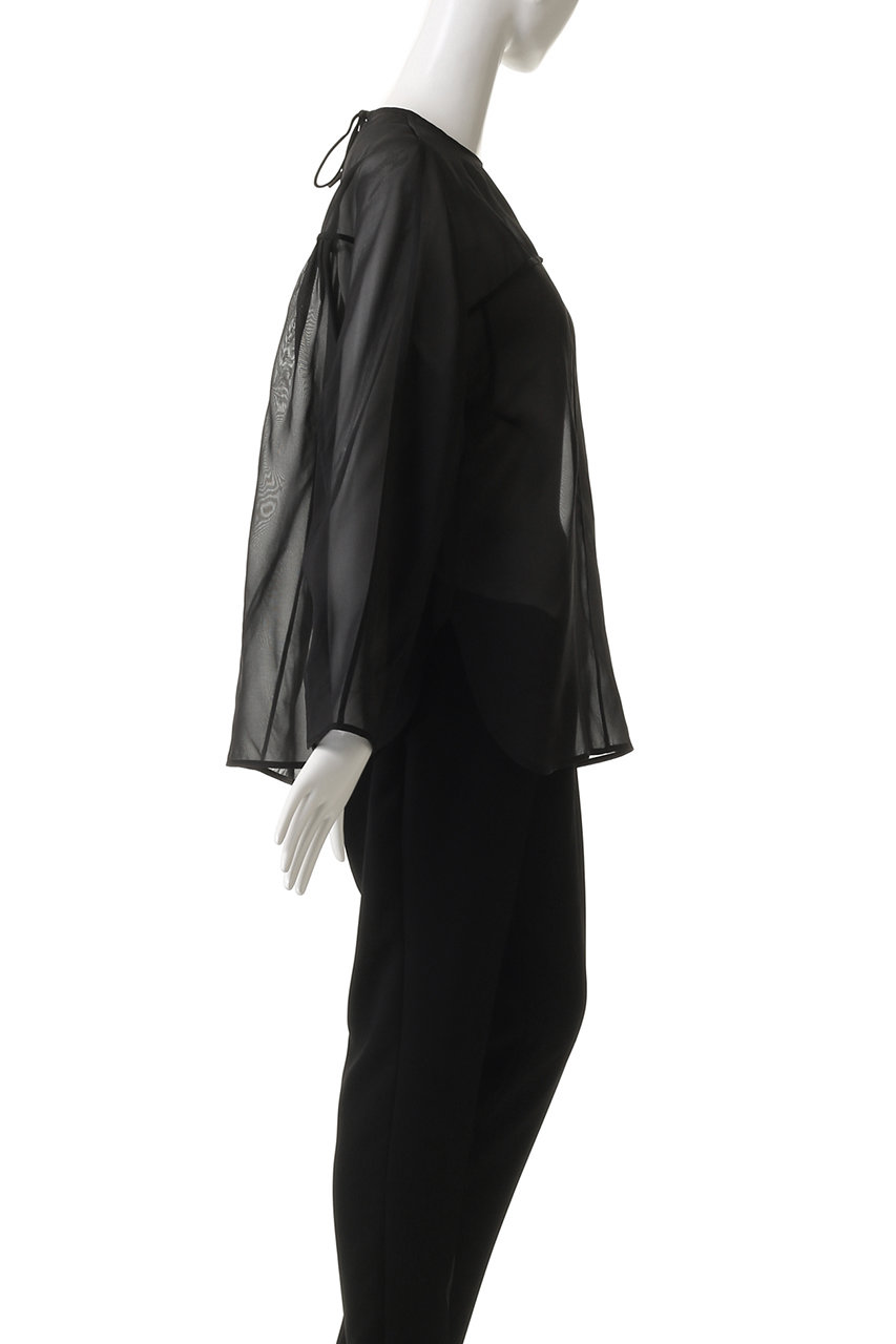 デパリエ シルキーオーガンジー シャツ DÉPAREILLÉ SILKY ORGANDY OVERSIZED SHIRT / シルキーオーガンジーオーバー