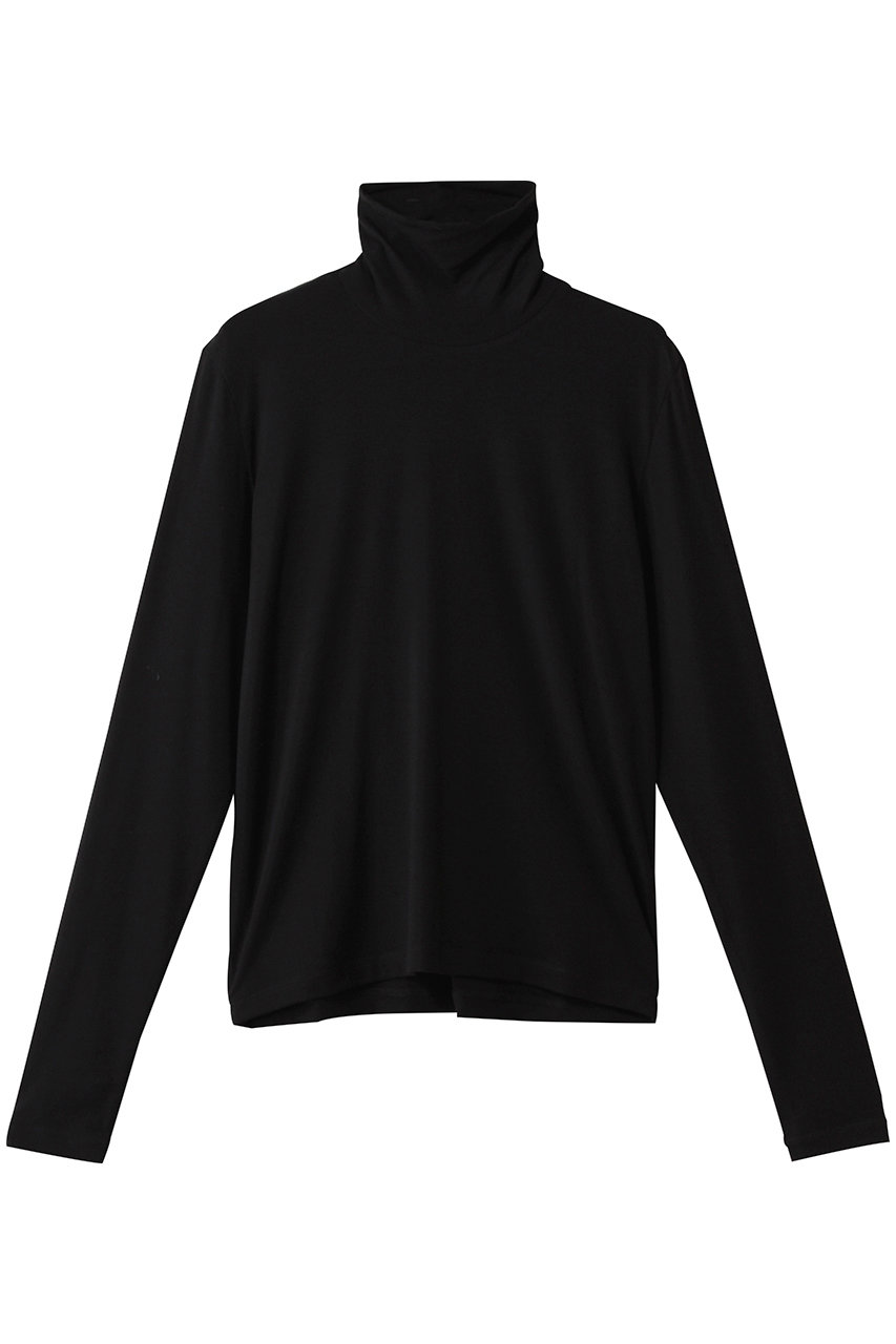 デパリエ/DEPAREILLEのリヨセルベアタートルトップ(ブラック/B1154AUB349)