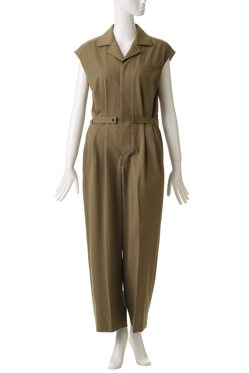 【新品未使用】DÉPAREILLÉ ウールツイルショートスリーブコンビネゾン DEPAREILLE(デパリエ)｜ウールツイルショートスリーブコンビネゾン