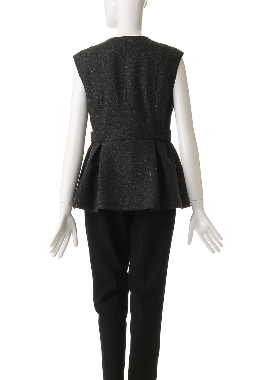 DEPAREILLE(デパリエ)｜ネップウールジレ/ベージュ の通販｜ELLESHOP