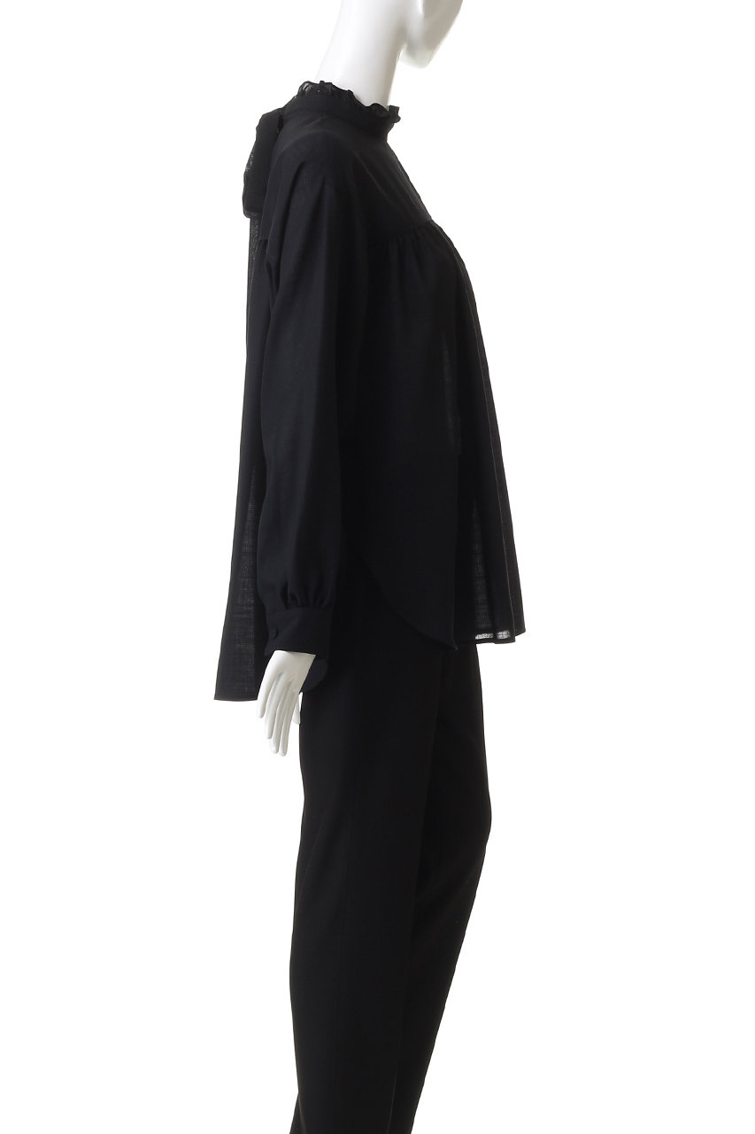 DEPAREILLE(デパリエ)｜ウールビエラボウブラウス/オフホワイト