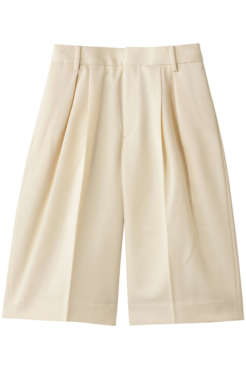 デパリエ/DEPAREILLEのウールドースキンキュロットパンツ(アイボリー/B1154AFP250)