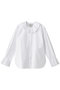 コットンポリプリーツブラウス デパリエ/DEPAREILLE ホワイト