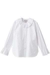 【美品】♡DEPAREILLE デパリエ ブラウス♡ DEPAREILLE(デパリエ)｜シアーシルクラッフルブラウス/オフホワイト の