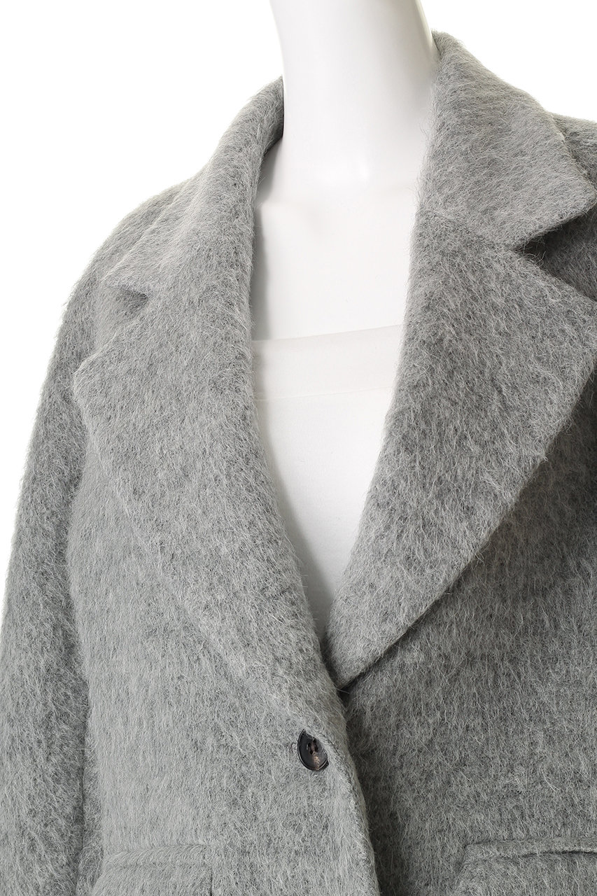 DEPAREILLE(デパリエ)｜アルパカモヘアシャギージャケット/グレー の