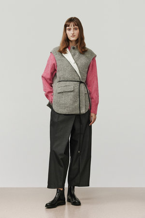 デパリエ/DEPAREILLEのアルパカモヘアシャギージレ(110800/110806)