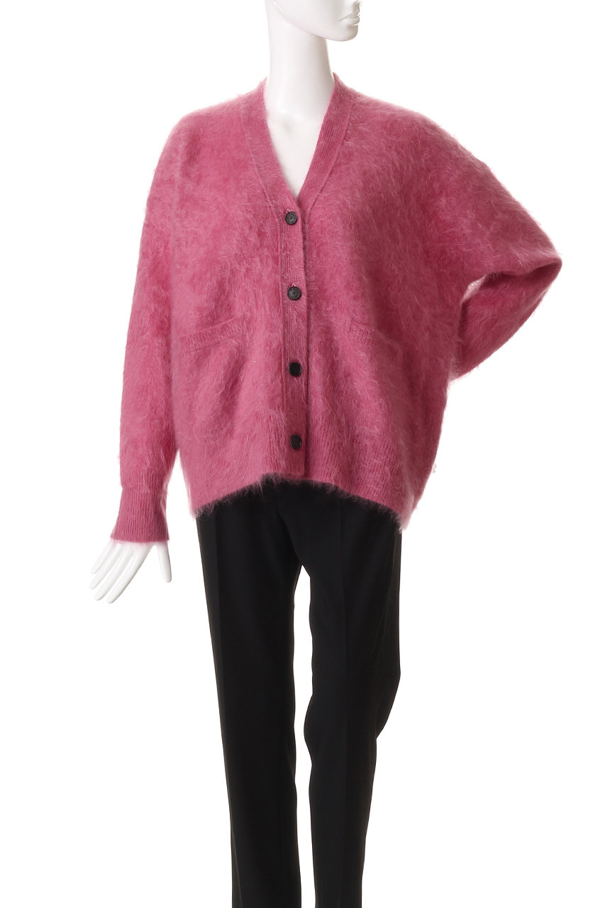 DEPAREILLE(デパリエ)｜カシミヤファーカーディガン/ベージュ の通販