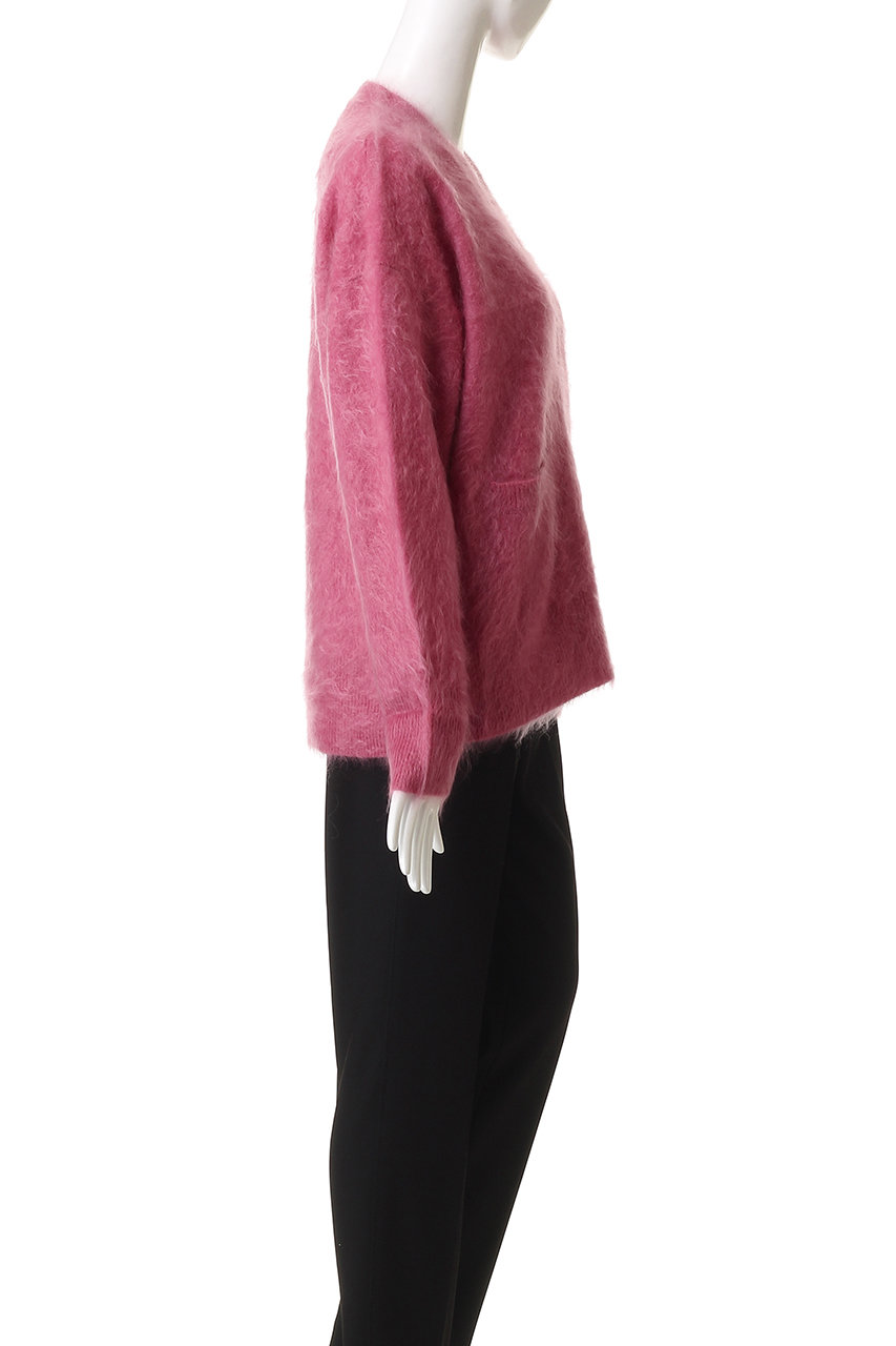 DEPAREILLE(デパリエ)｜カシミヤファーカーディガン/ベージュ の通販