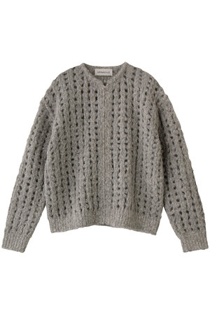 デパリエ/DEPAREILLEのアルパカジップカーディガン(110300/110303)