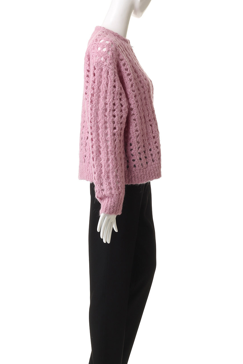 DEPAREILLE(デパリエ)｜アルパカジップカーディガン/グレー の通販