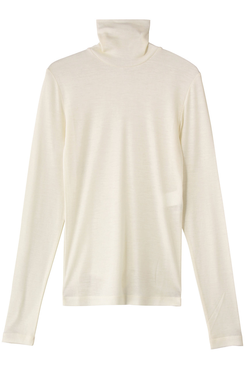 DEPAREILLE(デパリエ)｜ウールジャージータートルネック/オフホワイト