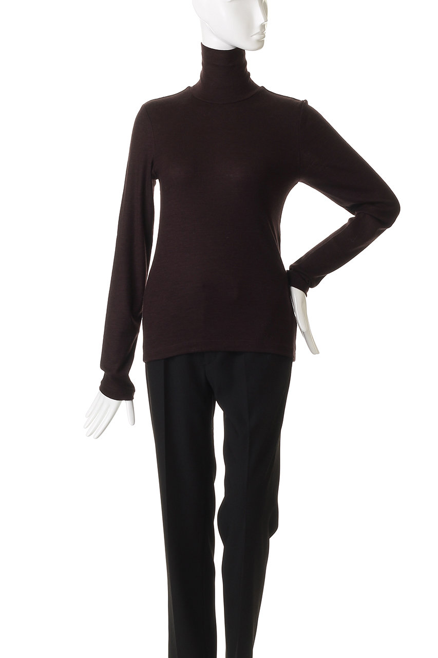 DEPAREILLE(デパリエ)｜ウールジャージータートルネック/オフホワイト