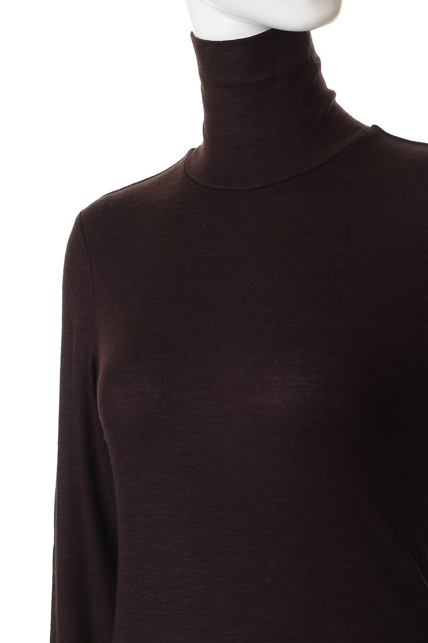 DEPAREILLE(デパリエ)｜ウールジャージータートルネック/オフホワイト