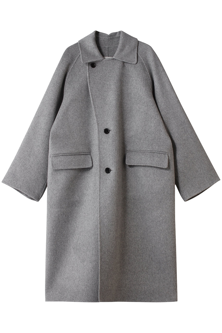 DEPAREILLE ウールダブルフェイスチェスターコート (グレー, 36) デパリエ ELLE SHOP DEPAREILLE ウールダブルフェイスチェスターコート (グレー, 36) デパリエ ELLE SHOP