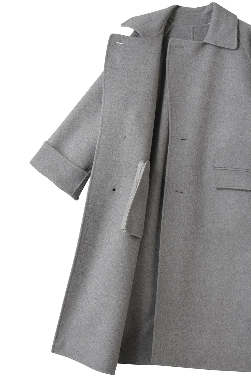 DEPAREILLE(デパリエ)｜ウールダブルフェイスチェスターコート/グレー