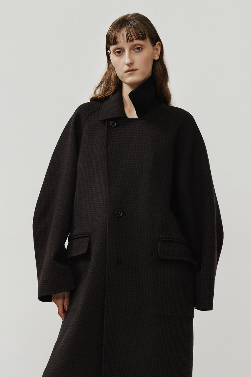 DEPAREILLE(デパリエ)｜ウールダブルフェイスチェックチェスターコート